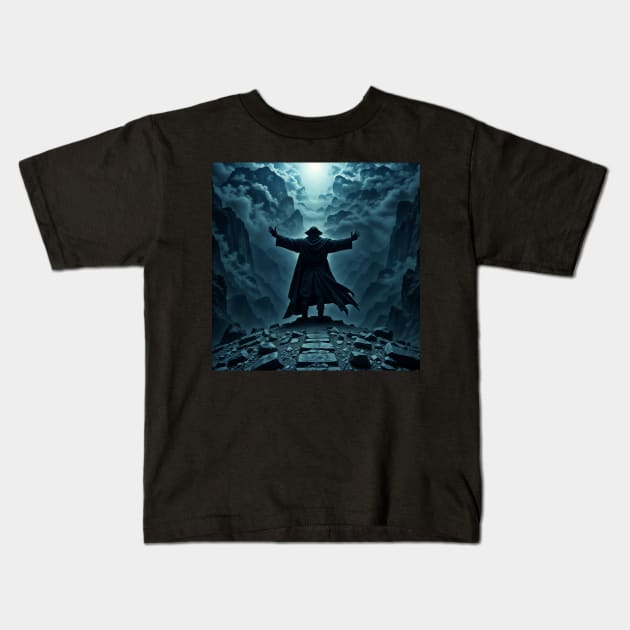 Mystic Savior Kids T-Shirt by The Noian